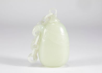 Qing Dynasty Hotan Jade Sachet