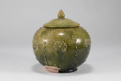 Tang Dynasty Green Oil Pipe