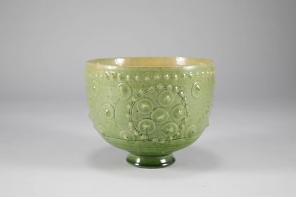 Northern Dynasty low-temperature glazed milk nail large bowl