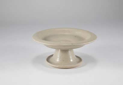 Northern Qi Qing Glazed High Foot Plate