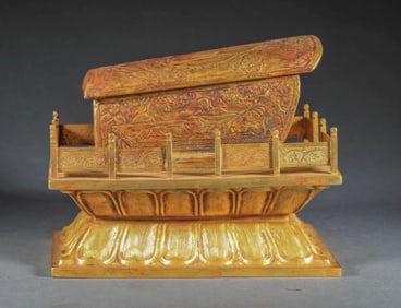 Liao Dynasty Crystal Gilded Coffin