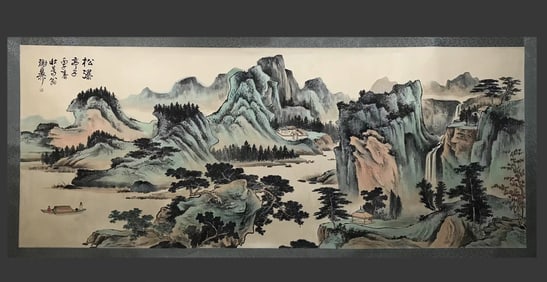 Xie Zhiliu travels far and returns home, drawing book lens