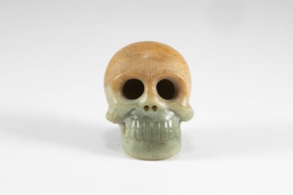 Red Mountain Jade Skull Head