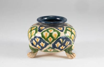 Tang Dynasty Three Colored Tripod Bowl