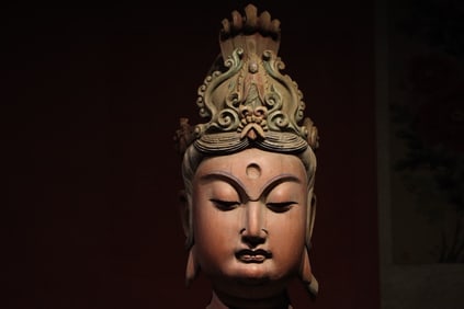 Nanmu Buddha Head