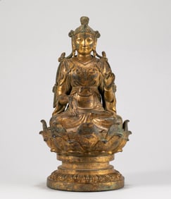 Liao Dynasty gilded Buddha statue