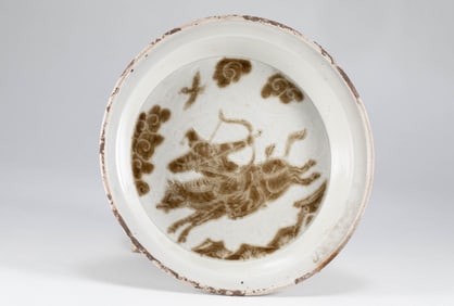 Song Dynasty Brown Glazed Plate