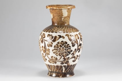 Song Dynasty Ding Kiln Brown Glazed Holding Pot