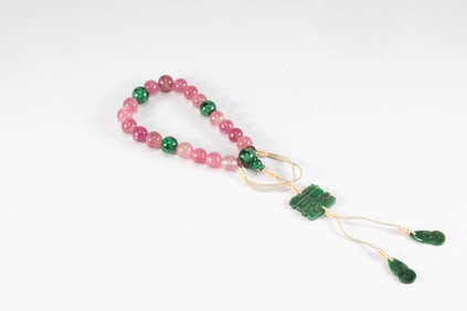 18 seed tourmaline from the Qing Dynasty