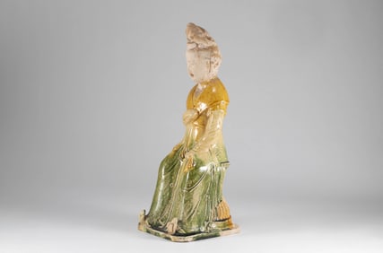 Tang Dynasty Three Colored Maid