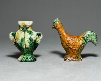 Tang Dynasty tri colored ornaments
