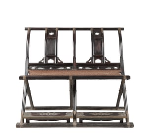 Purple sandalwood double chair