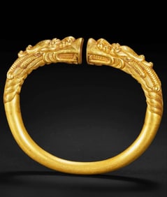 Ming Dynasty Golden Dragon Pattern Bracelet