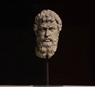 White Marble statue of ancient Rome
