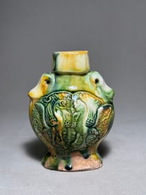 Tang Sancai Flat Pot