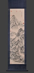 The vertical axis of Wang Jian's landscape blueprint