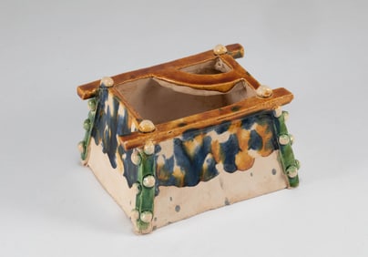 Tang Dynasty Tri colored Money Cabinet