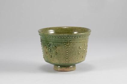 Tang Dynasty Blue Glazed Cup