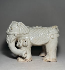 The White Glazed Elephant of the Sui Dynasty