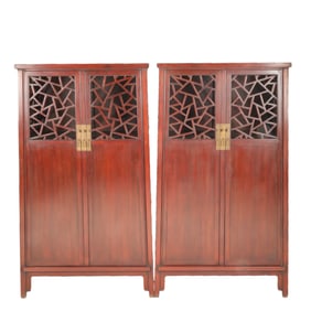 Huanghua Pear Ice Crack Noodle Cabinet