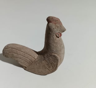 Han Dynasty pottery rooster