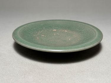 Five generation blue glazed plates