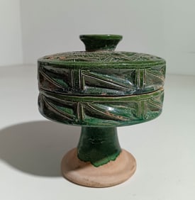Han Dynasty Green Glaze Smoker