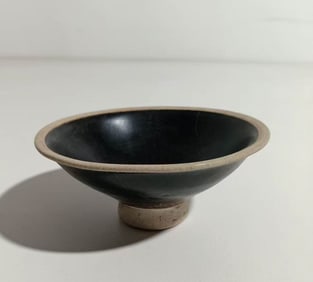 Five generations black glazed bowl