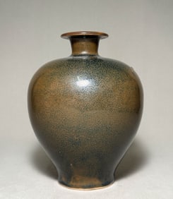 Song Dynasty black glazed plum vase