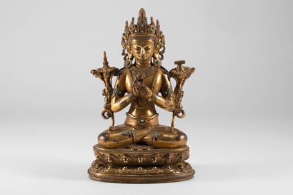 The bronze gilded inscriptions of the Qing Dynasty are extraordinary