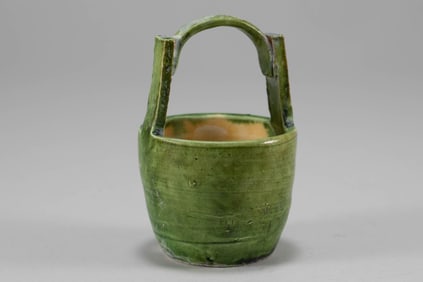 Tang Dynasty Blue Glazed Basket
