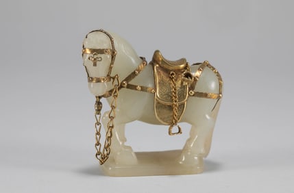 Song Dynasty White Jade Horse