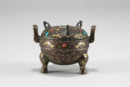 Wrong gold and silver incense burners in the Han Dynasty