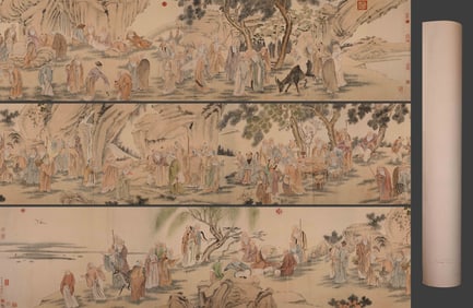 Qiu Ying Character Story Drawing Manuscript