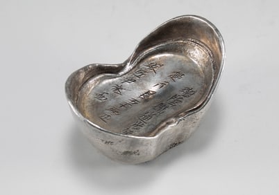 Qing Dynasty silver ingots