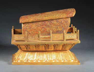 Liao Dynasty Crystal Gilded Coffin