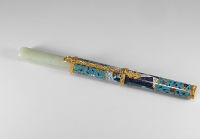 Qing Dynasty cloisonn é cutting tools