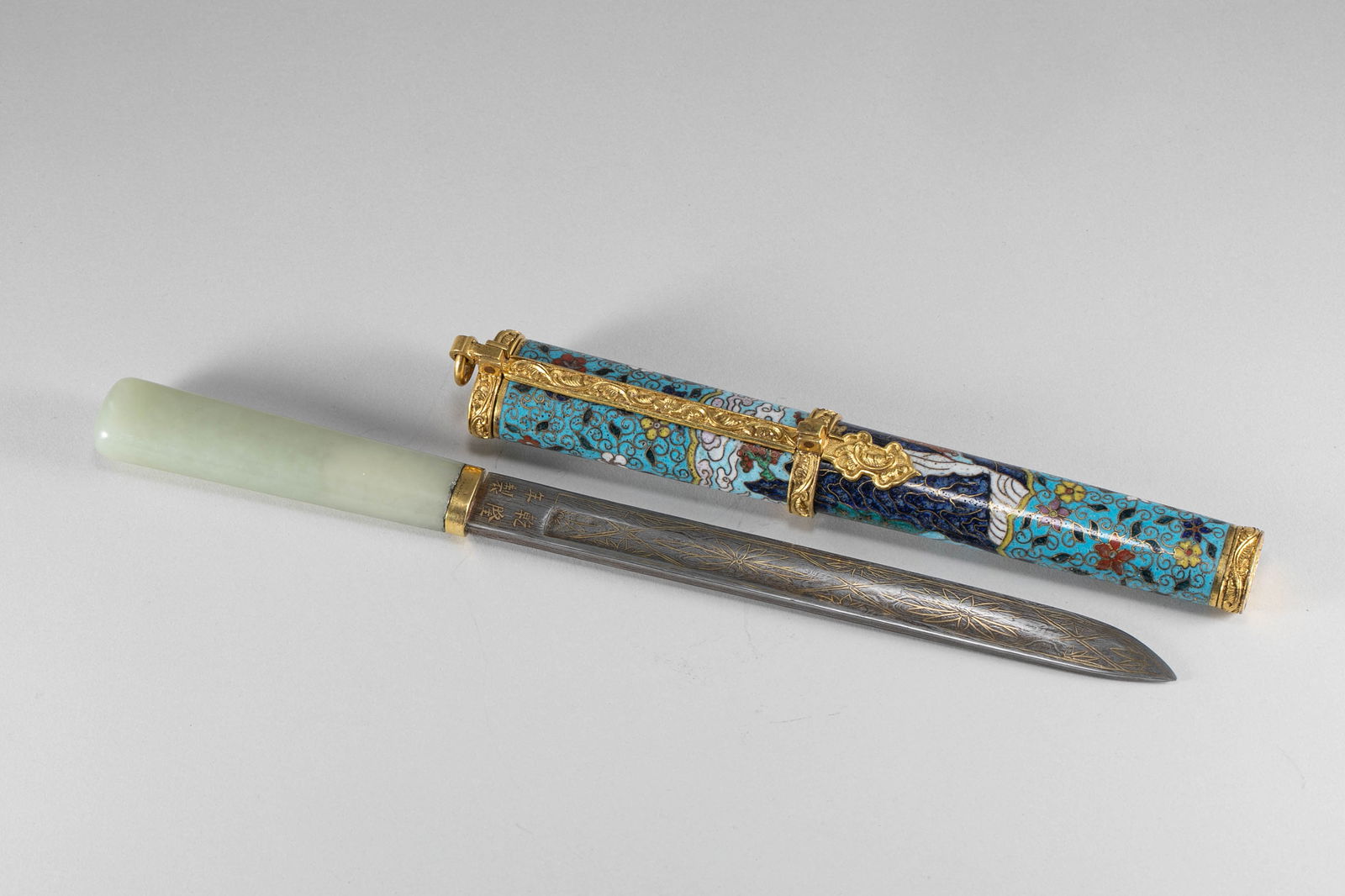 Qing Dynasty cloisonn é cutting tools - 2