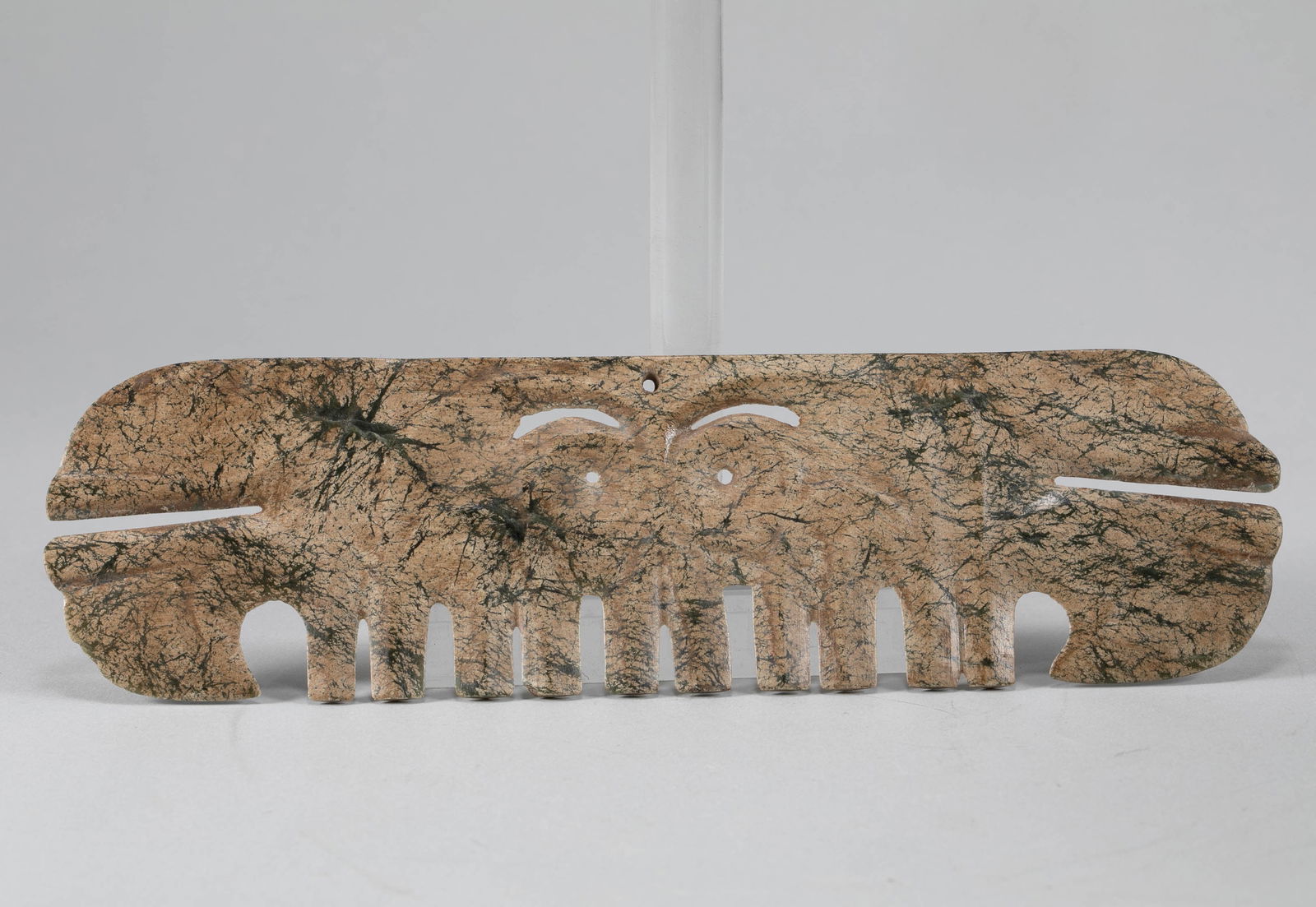 Red Mountain Jade Pendant: L:20cm W:5.7cm