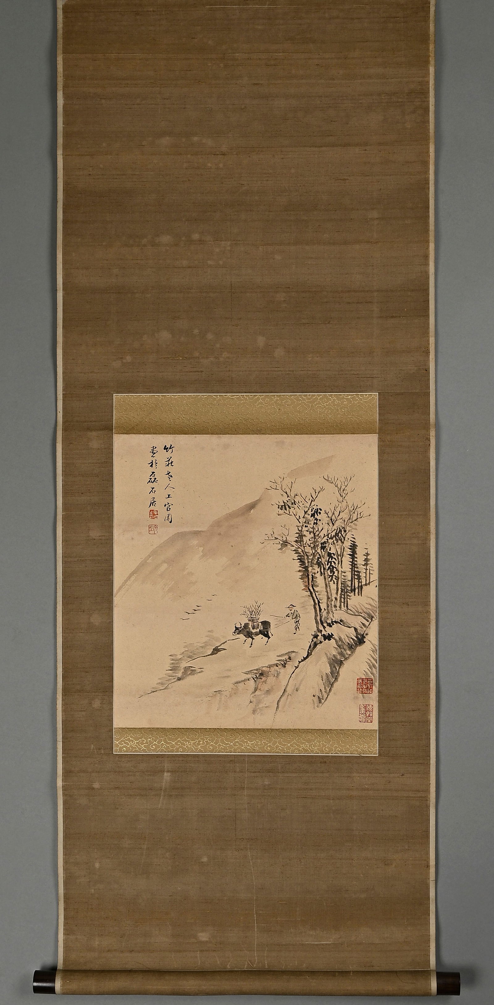 Shangguan Zhou Mu Niu's blueprint vertical axis: H:33cm W:30cm