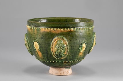Tang Dynasty Green Glazed Bowl
