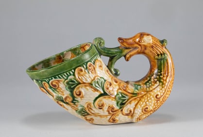 Tang Dynasty Tri colored Corner Cup