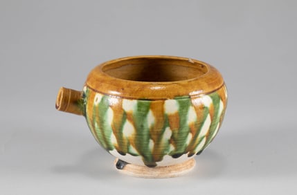 Tang Dynasty tri colored teapot