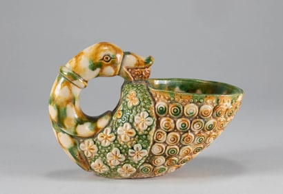 Tang Dynasty Tri colored Corner Cup