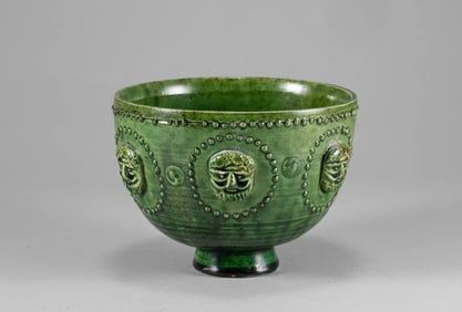 Tang Dynasty Green Glazed Bowl
