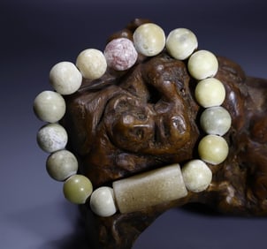 Ancient jade beads