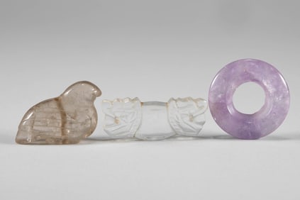 A set of crystals from the Qing Dynasty