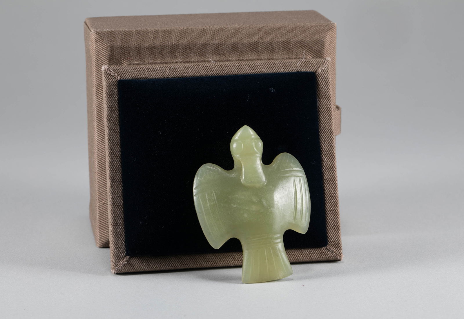 Red Mountain Jade Eagle: L:6.2cm W:4.7cm