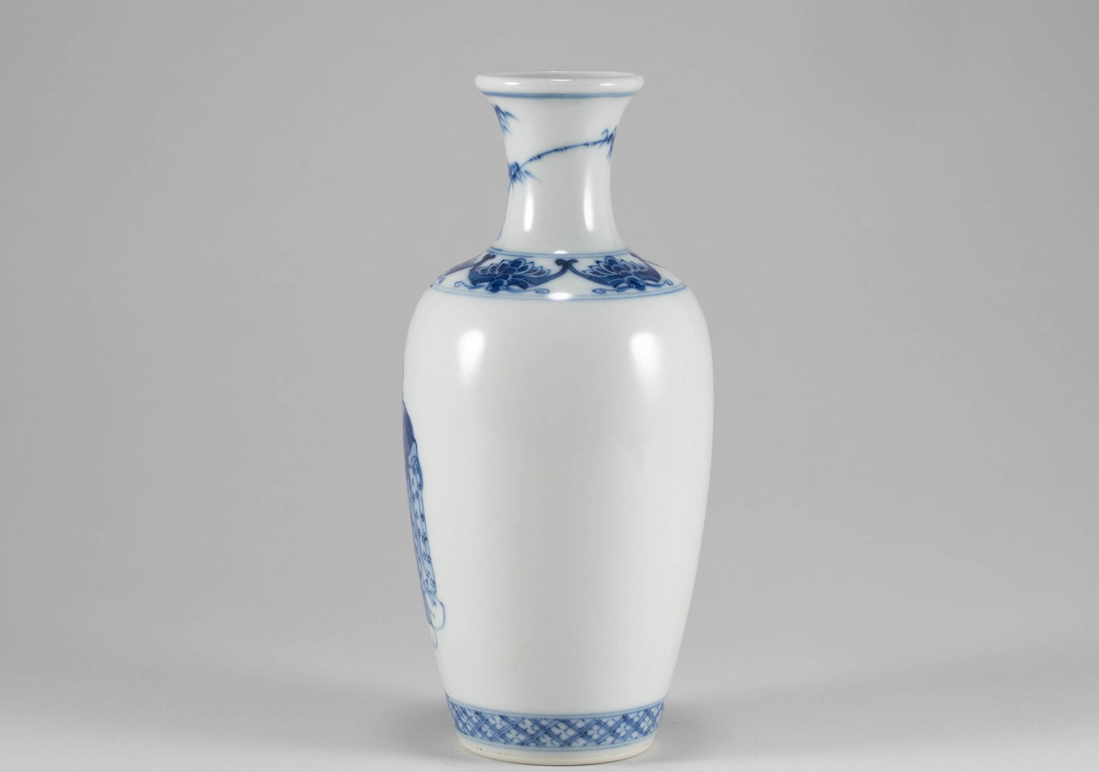 Blue and white bottle - 5