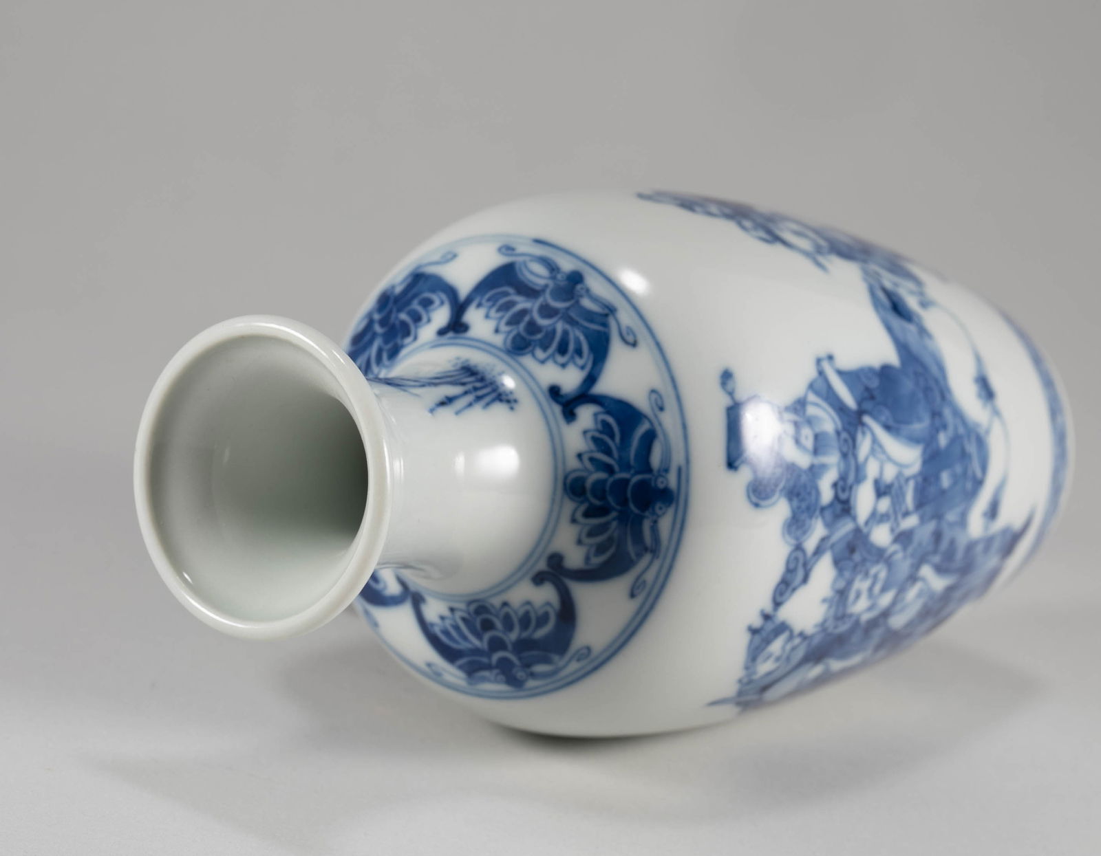 Blue and white bottle - 6